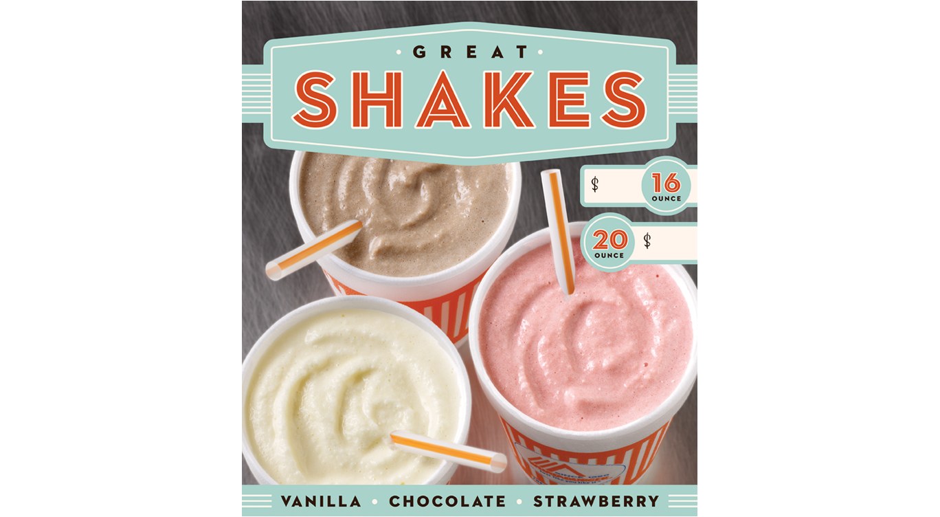 Whataburger Shakes Instore Signage McGarrah Jessee